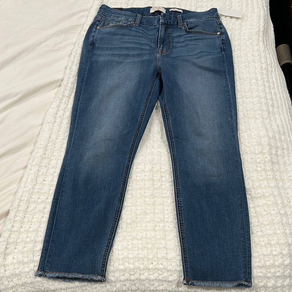 Women's Blue Jeans Jen 7 cropped skinny